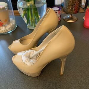 Aldo leather sequined shoes